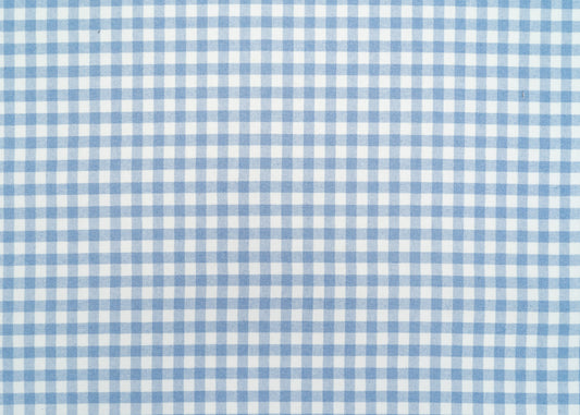 The Leyden Check Fabric in Blue Belle || Yardage