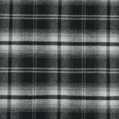 The Louisville Plaid Fabric in Jetstream || Close Up