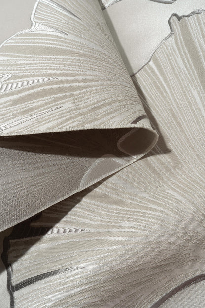 The Luxedo Fabric in White Sand || Folded