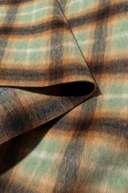 The Lyons Plaid-Reversible Fabric in Cloverfield || Folded