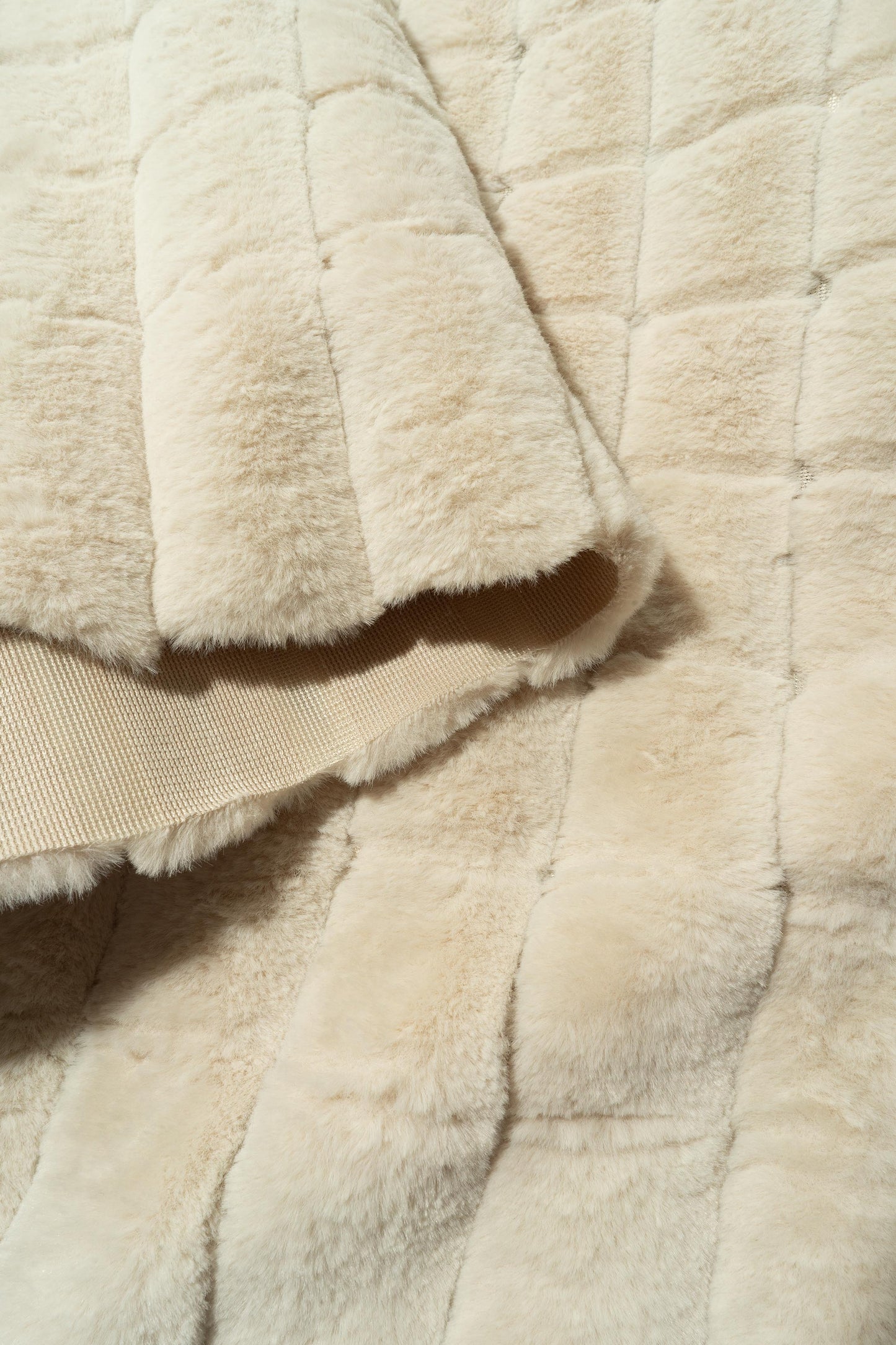 The Magnum Fabric in Almond || Folded