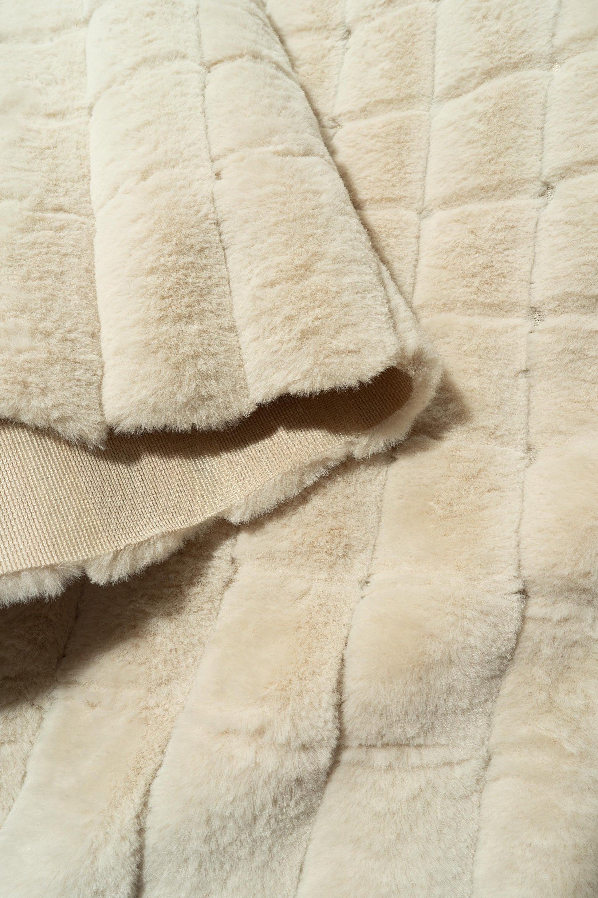 The Magnum Fabric in Almond || Folded