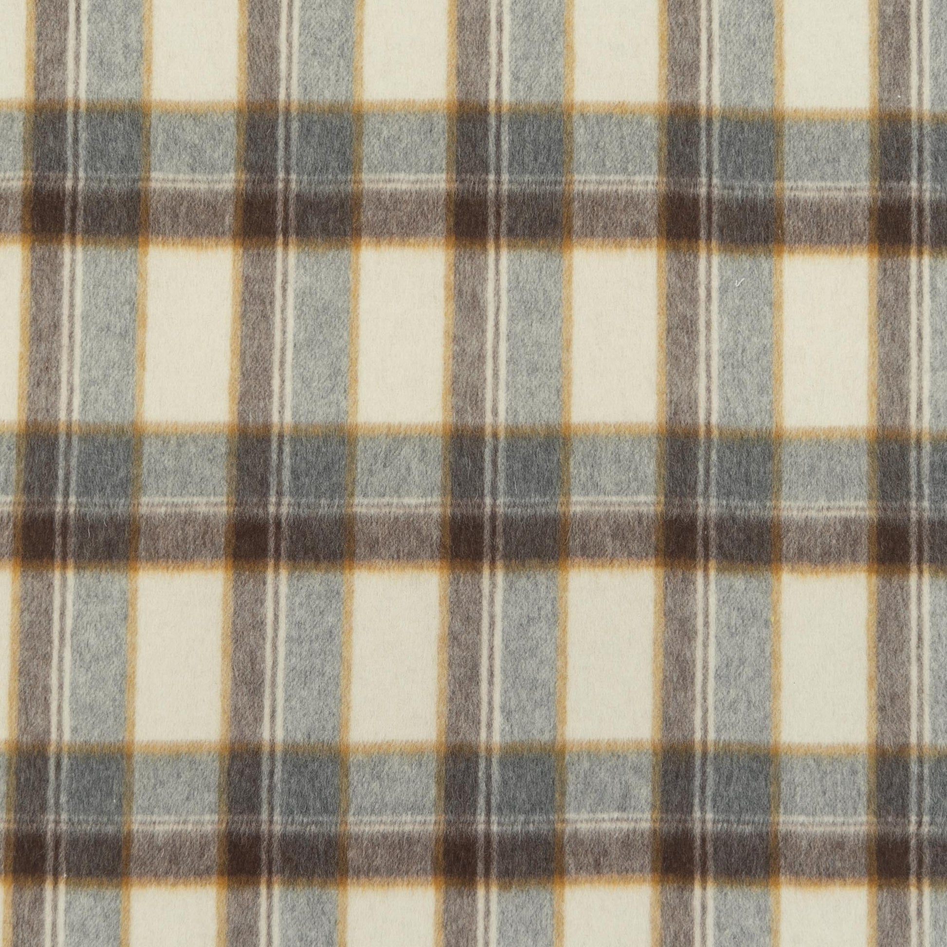 The Mapleton Plaid Fabric in Antelope || Close Up