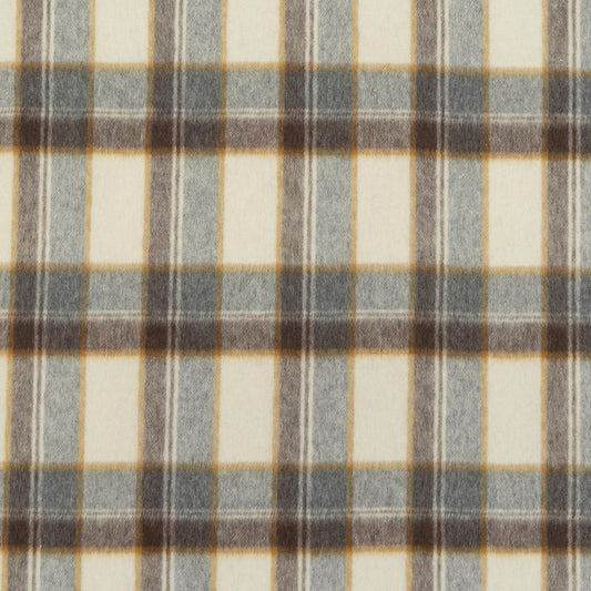 The Mapleton Plaid Fabric in Antelope || Close Up