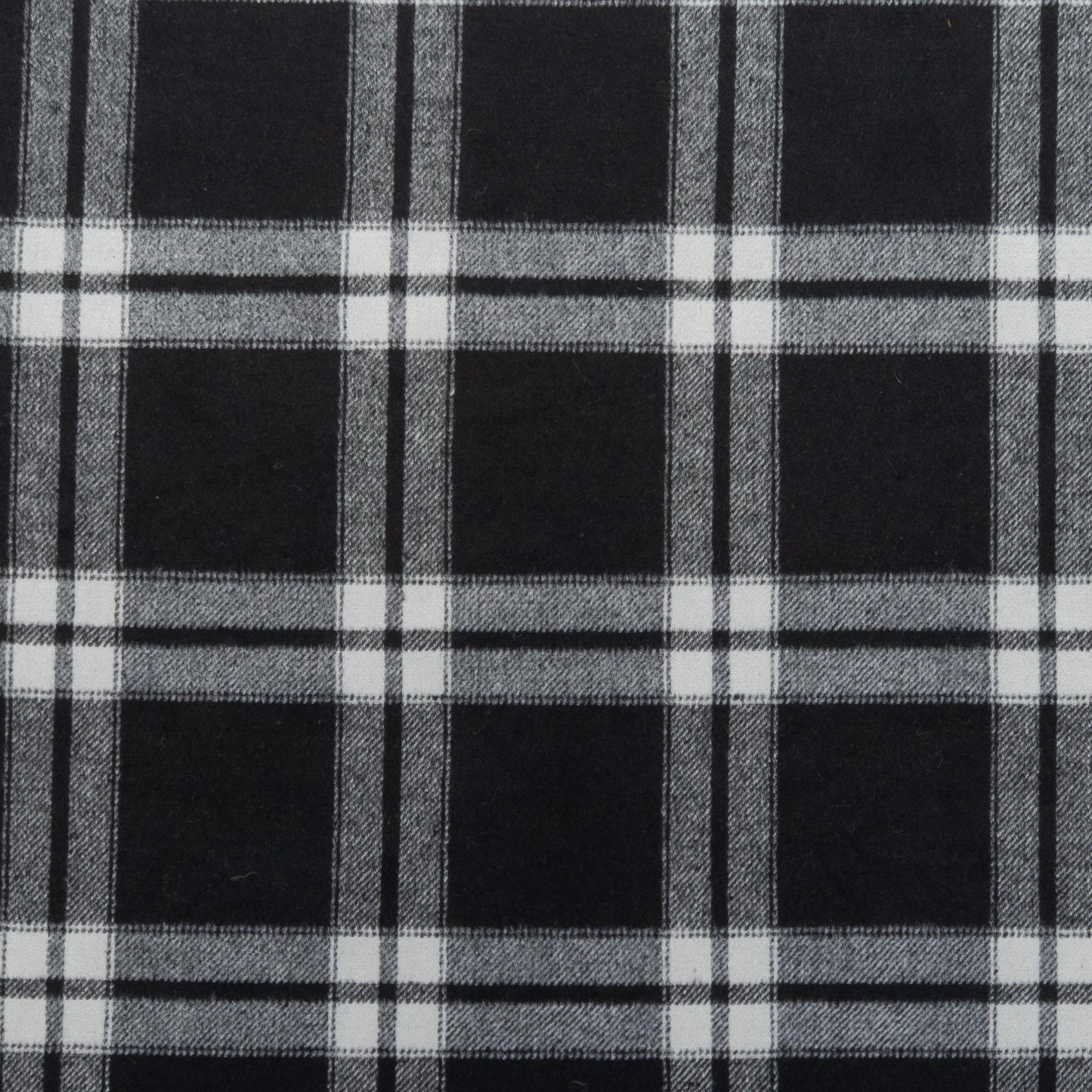 The Martin Plaid Fabric in Licorice || Close Up