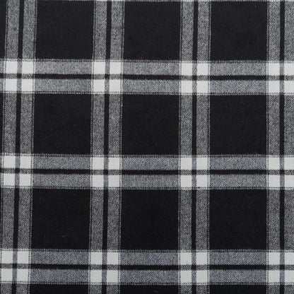 The Martin Plaid Fabric in Licorice || Close Up