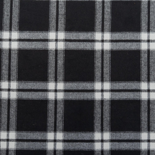 The Martin Plaid Fabric in Licorice || Close Up
