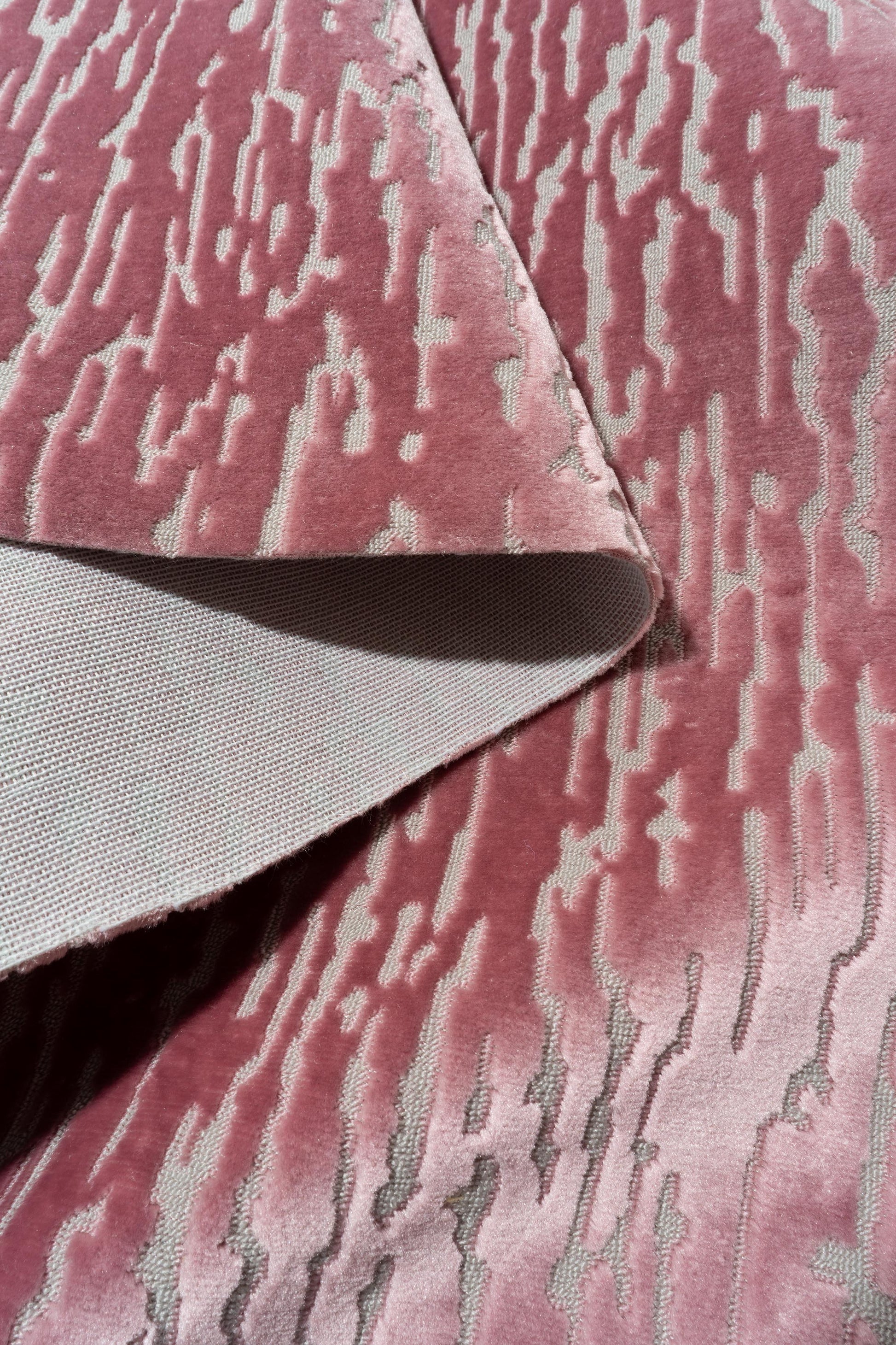 The Mixed Signals Fabric in Barbie Pink || Folded