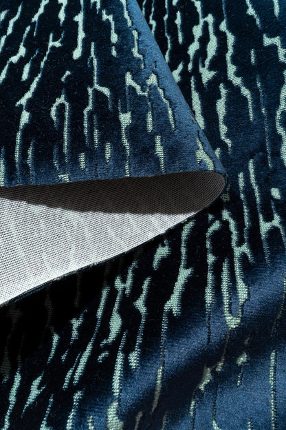 The Mixed Signals Fabric in Cape Azul || Folded