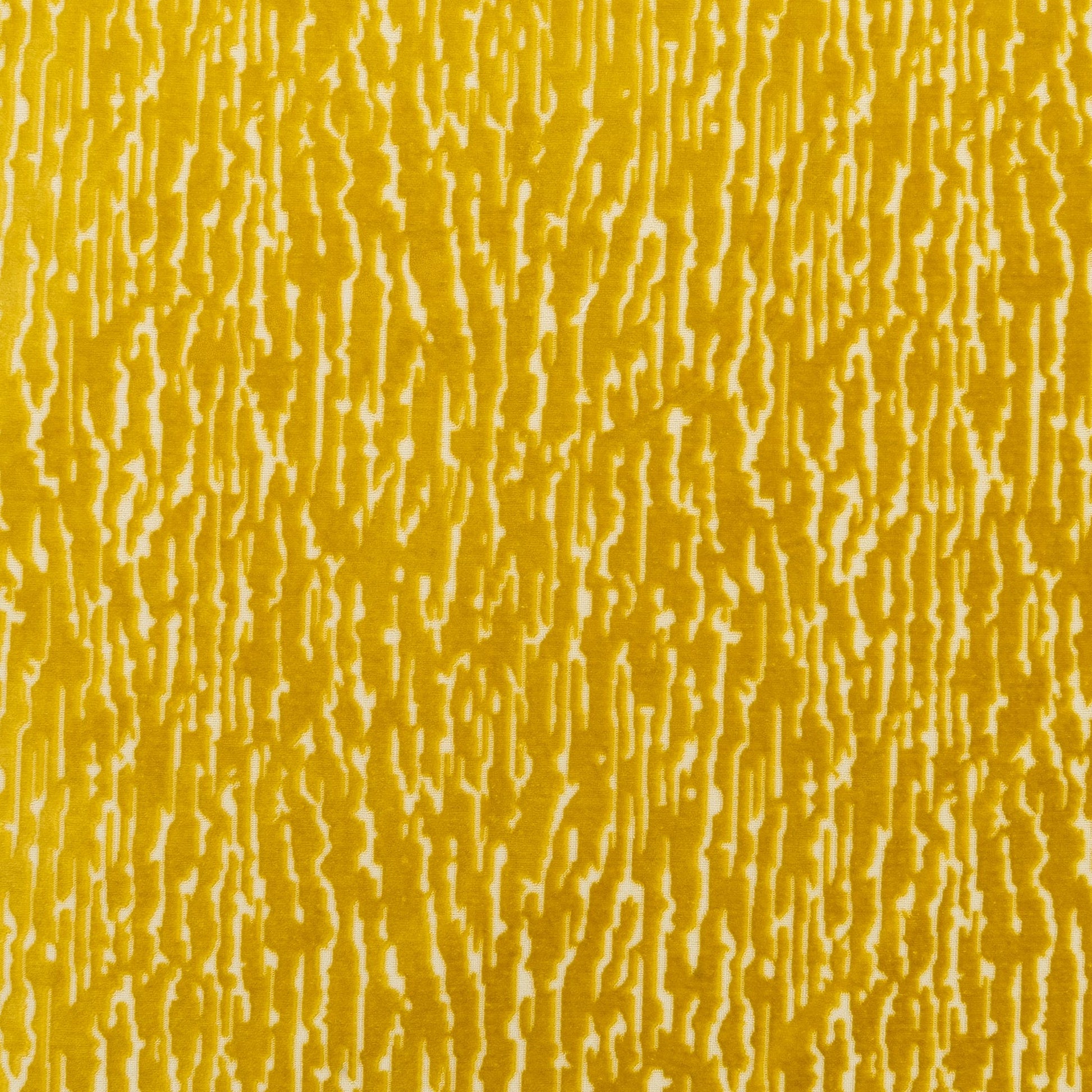 The Mixed Signals Fabric in Marigold || Close Up