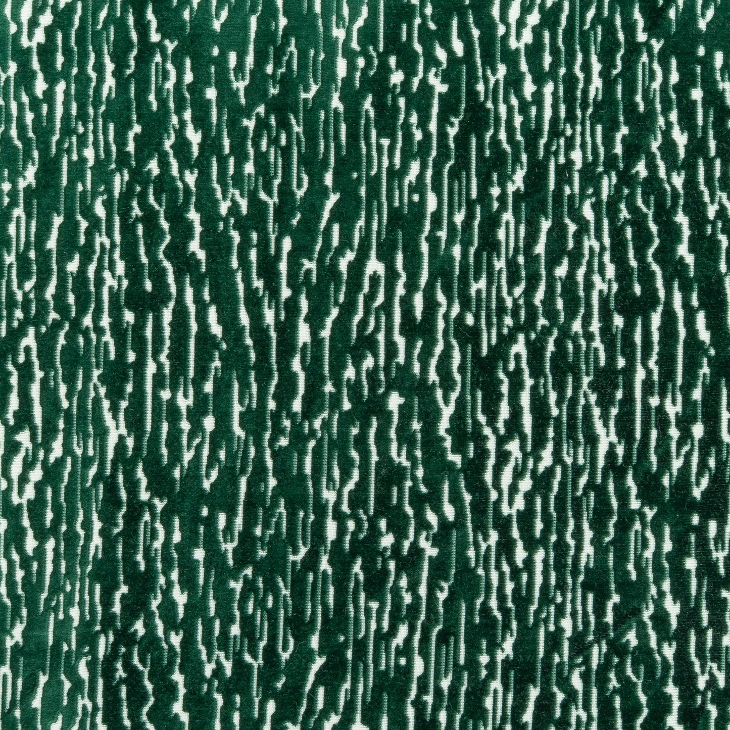 The Mixed Signals Fabric in Rainforest || Close Up