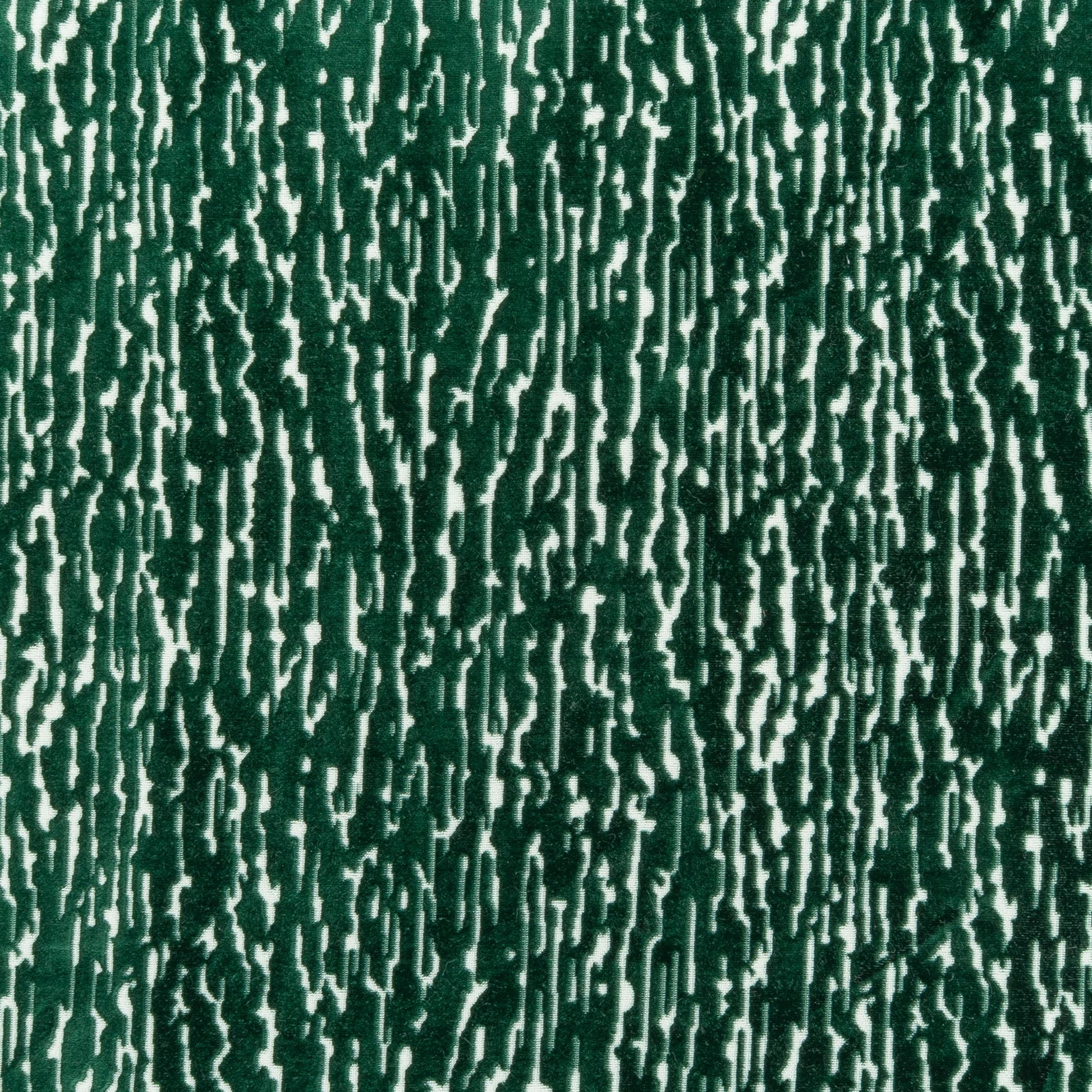 The Mixed Signals Fabric in Rainforest || Close Up