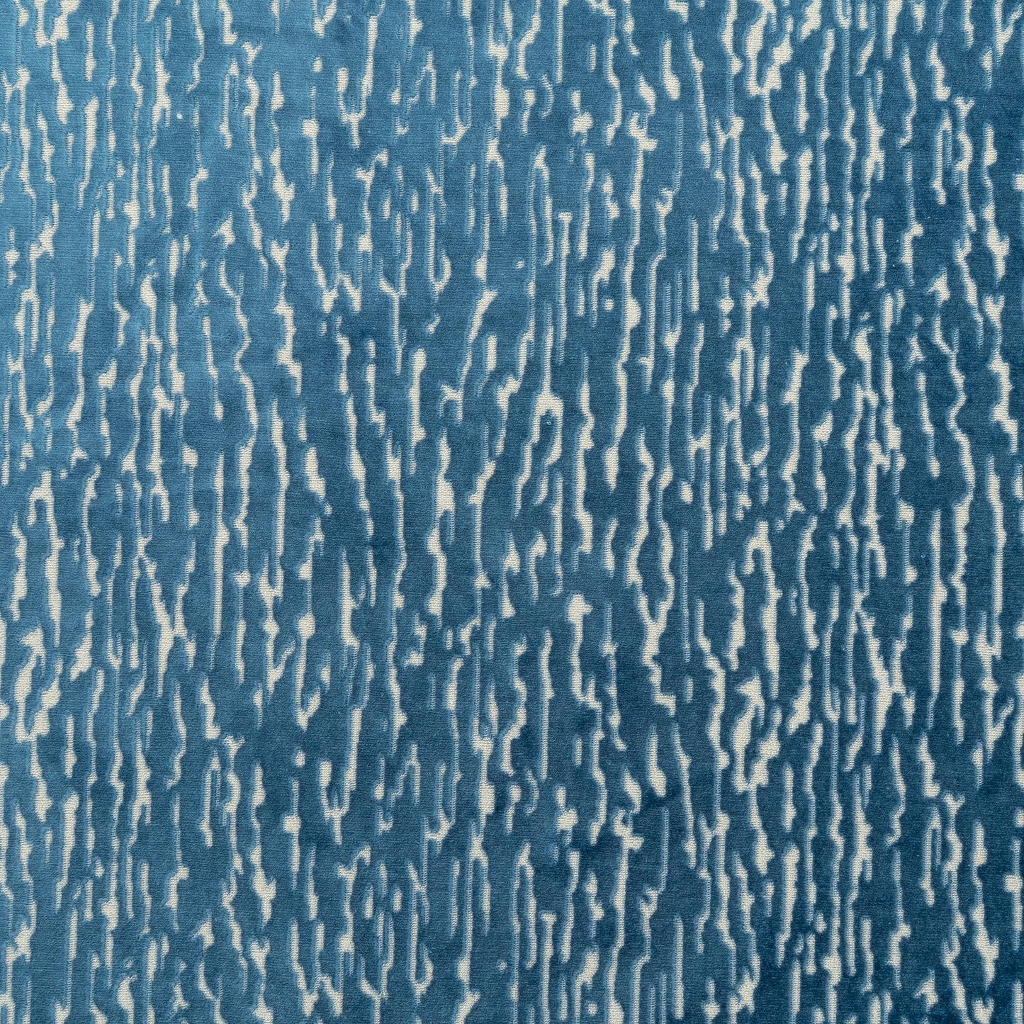 The Mixed Signals Fabric in Wedgewood || Close Up