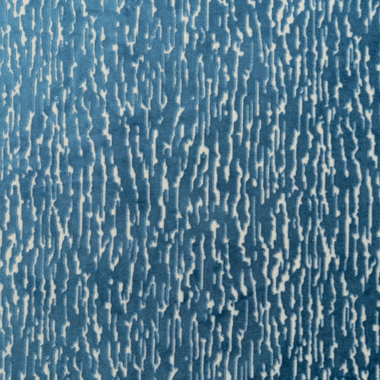 The Mixed Signals Fabric in Wedgewood || Close Up