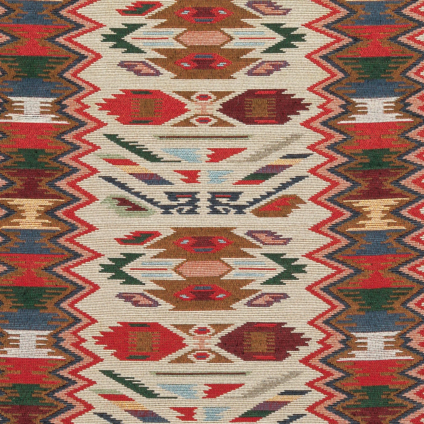 The New Mexico Tapestry Fabric in Sunset || Close Up