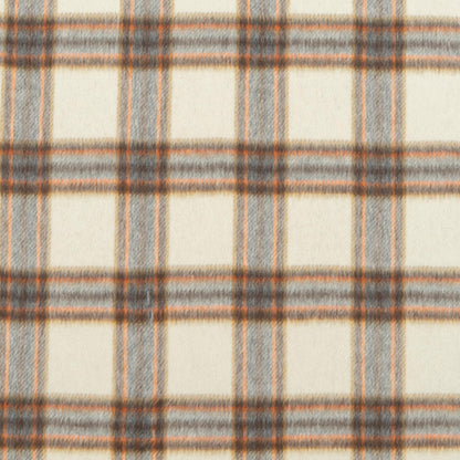 The Niwot Plaid Fabric in Lit Cigar || Close Up