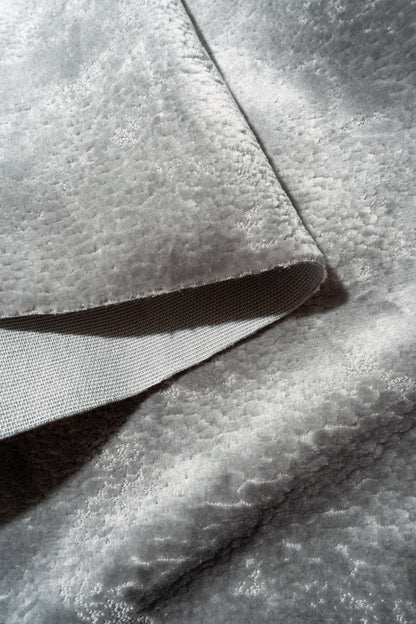 The On Cloud Nine Velvet Fabric in Smoke || Folded
