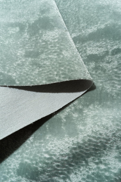 The On Cloud Nine Velvet Fabric in Spa || Folded