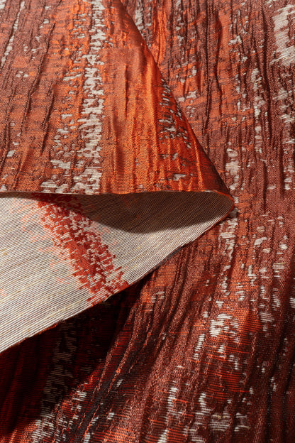 The On the Horizon Fabric in Sunset || Folded