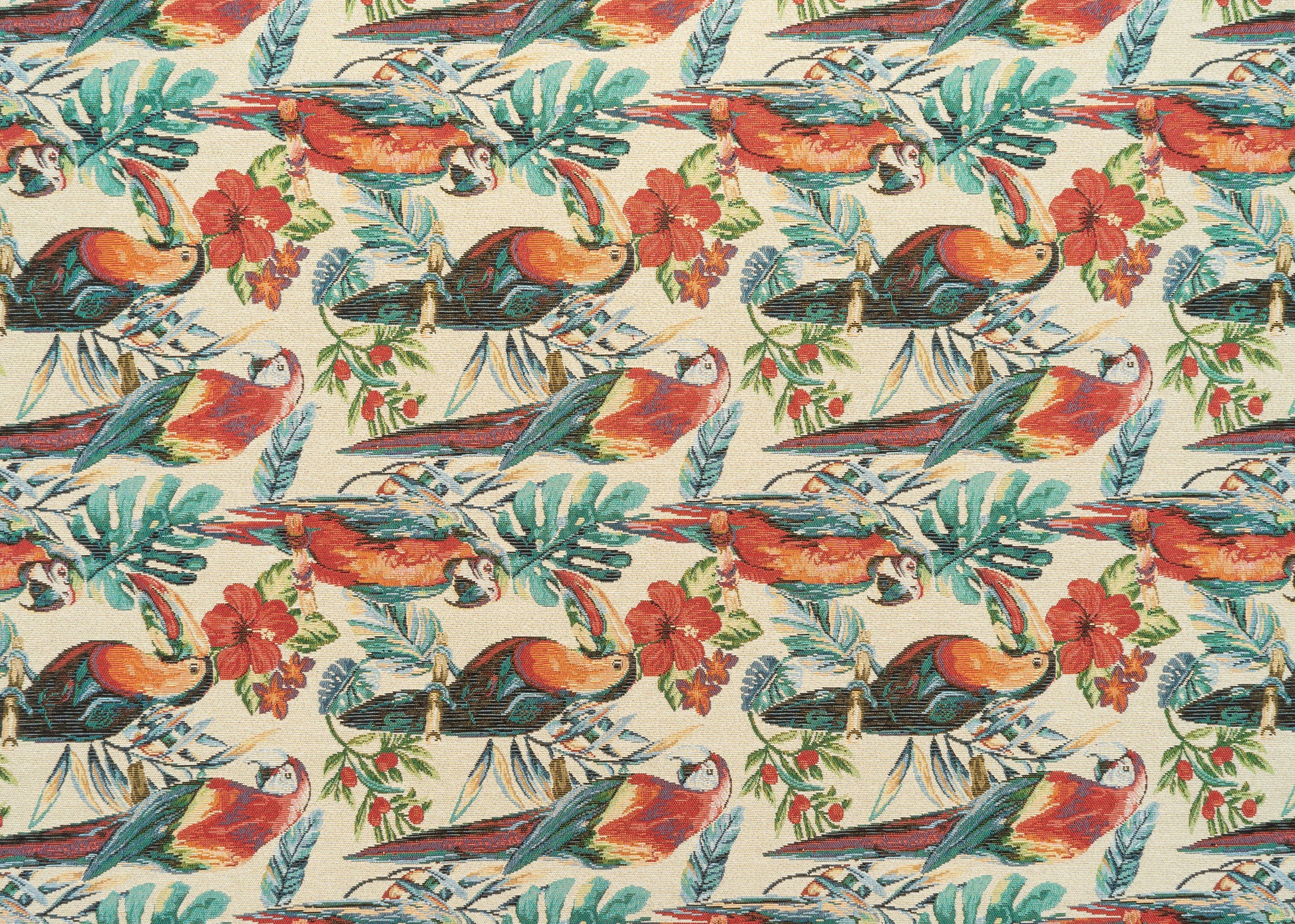 The Parrothead Tapestry Fabric in Chili Pepper || Yardage