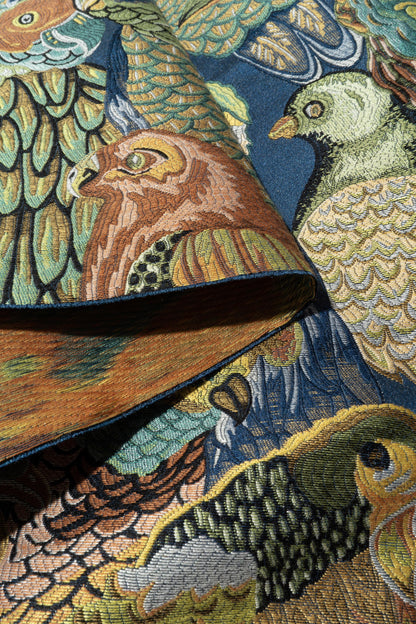 The Party A La Parrot Fabric in Curacao || Folded