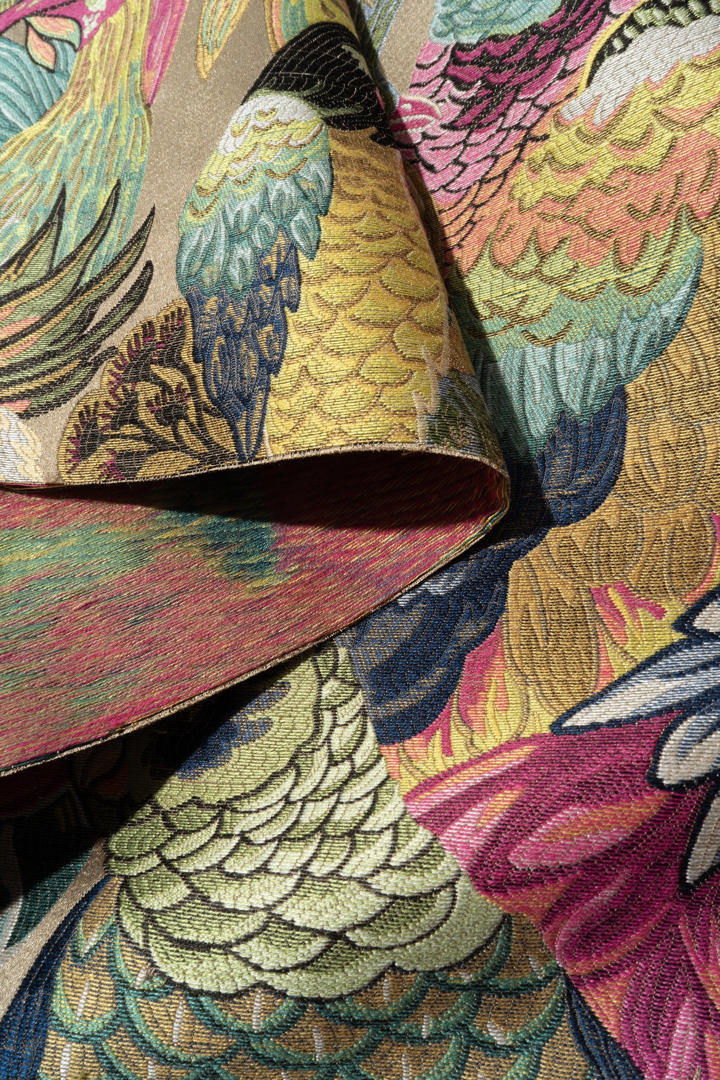 The Party A La Parrot Fabric in Punchbowl || Folded