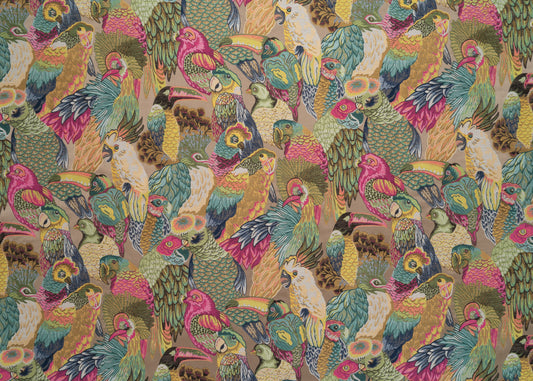 The Party A La Parrot Fabric in Punchbowl || Yardage