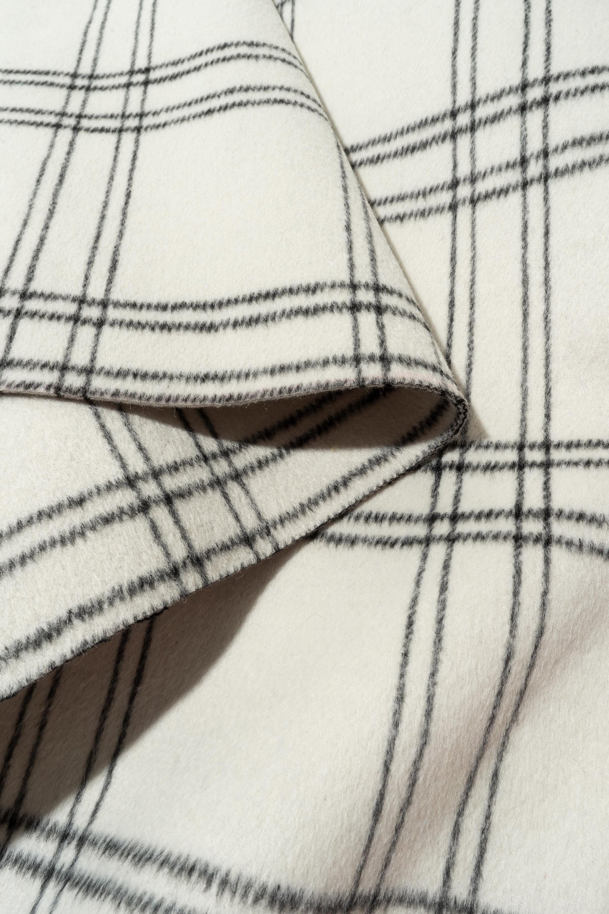 The Pearl Street Plaid Fabric in Flatiron || Folded