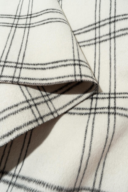 The Pearl Street Plaid Fabric in Flatiron || Folded