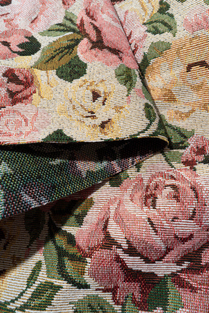 The Pink Rosie Fabric in Tearose || Folded