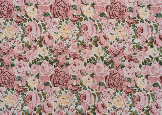 The Pink Rosie Fabric in Tearose || Yardage