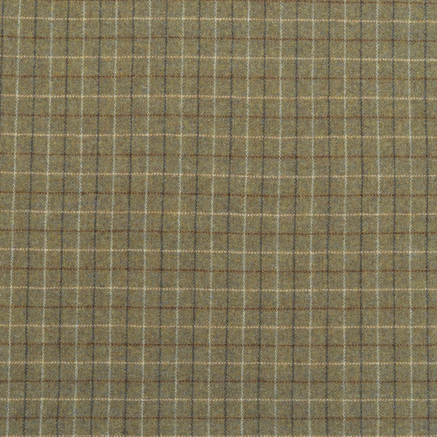 The Pitkin Payne Plaid Fabric in Hickory || Close Up