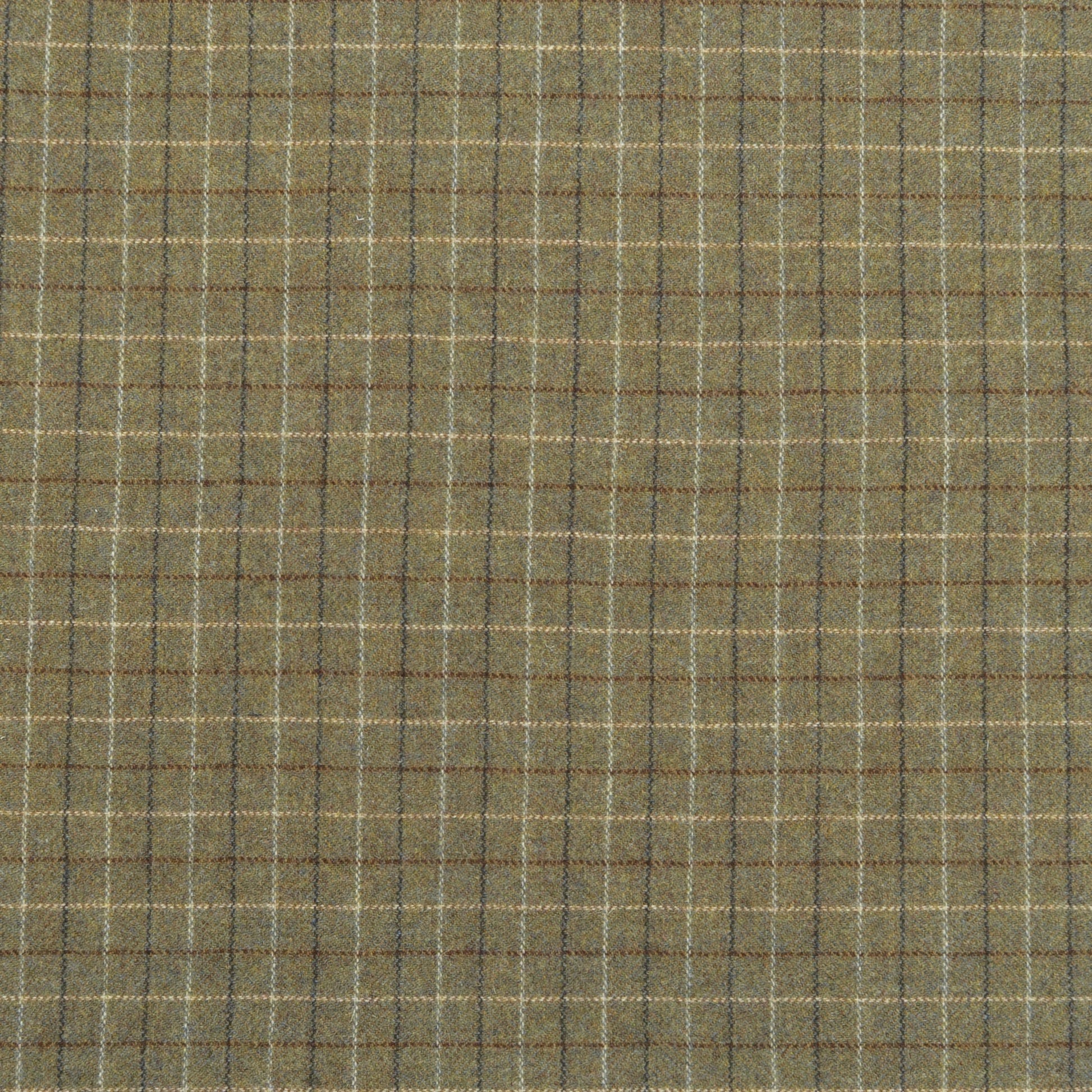 The Pitkin Payne Plaid Fabric in Hickory || Close Up