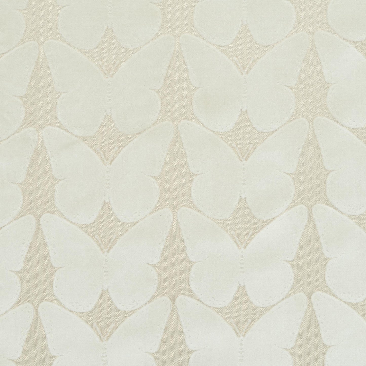 The Pratincole Pinstripe Fabric in Ivory || Close Up