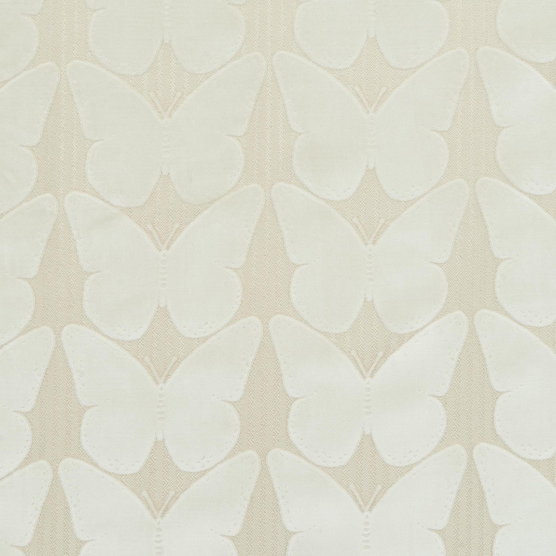 The Pratincole Pinstripe Fabric in Ivory || Close Up