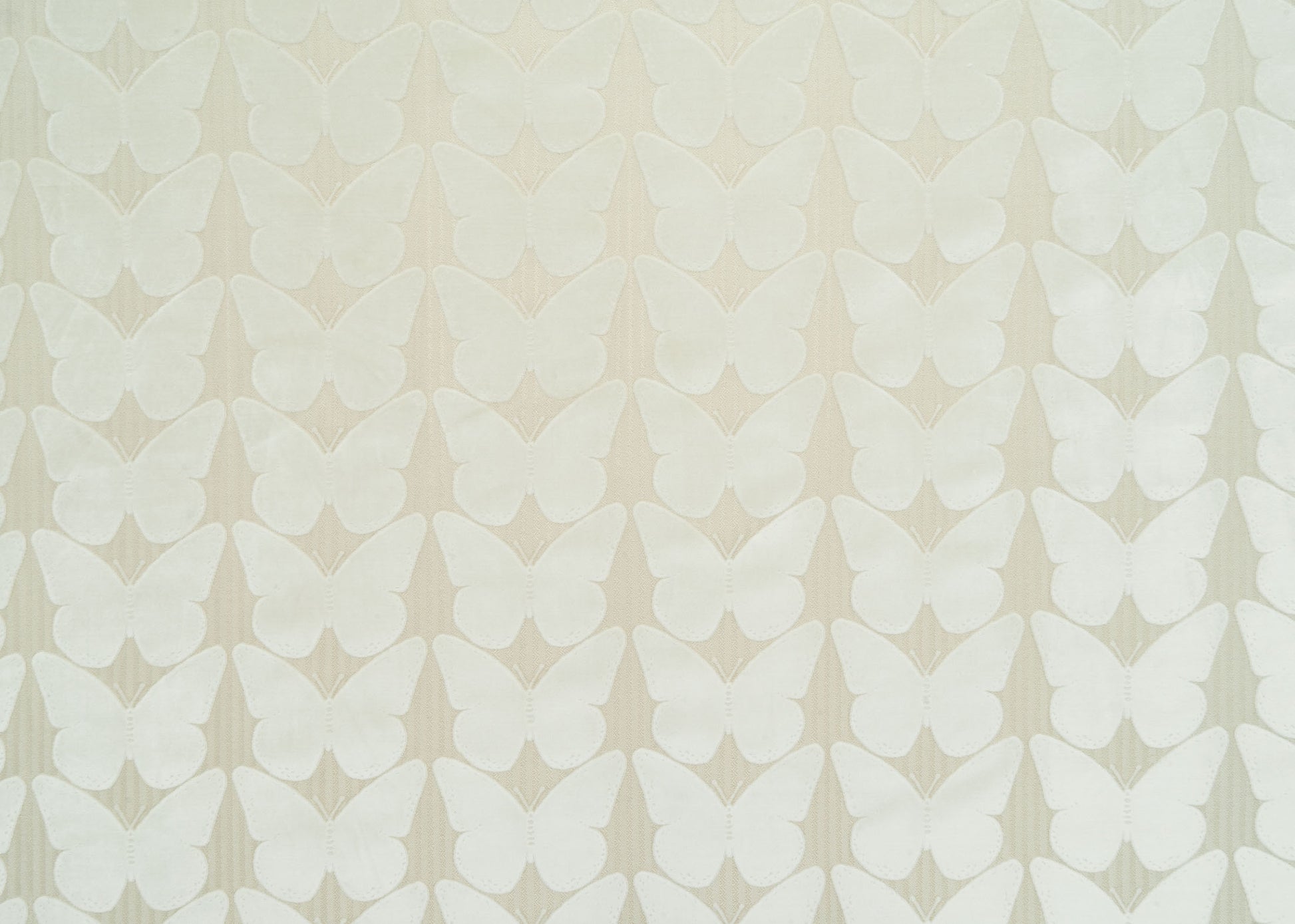The Pratincole Pinstripe Fabric in Ivory || Yardage