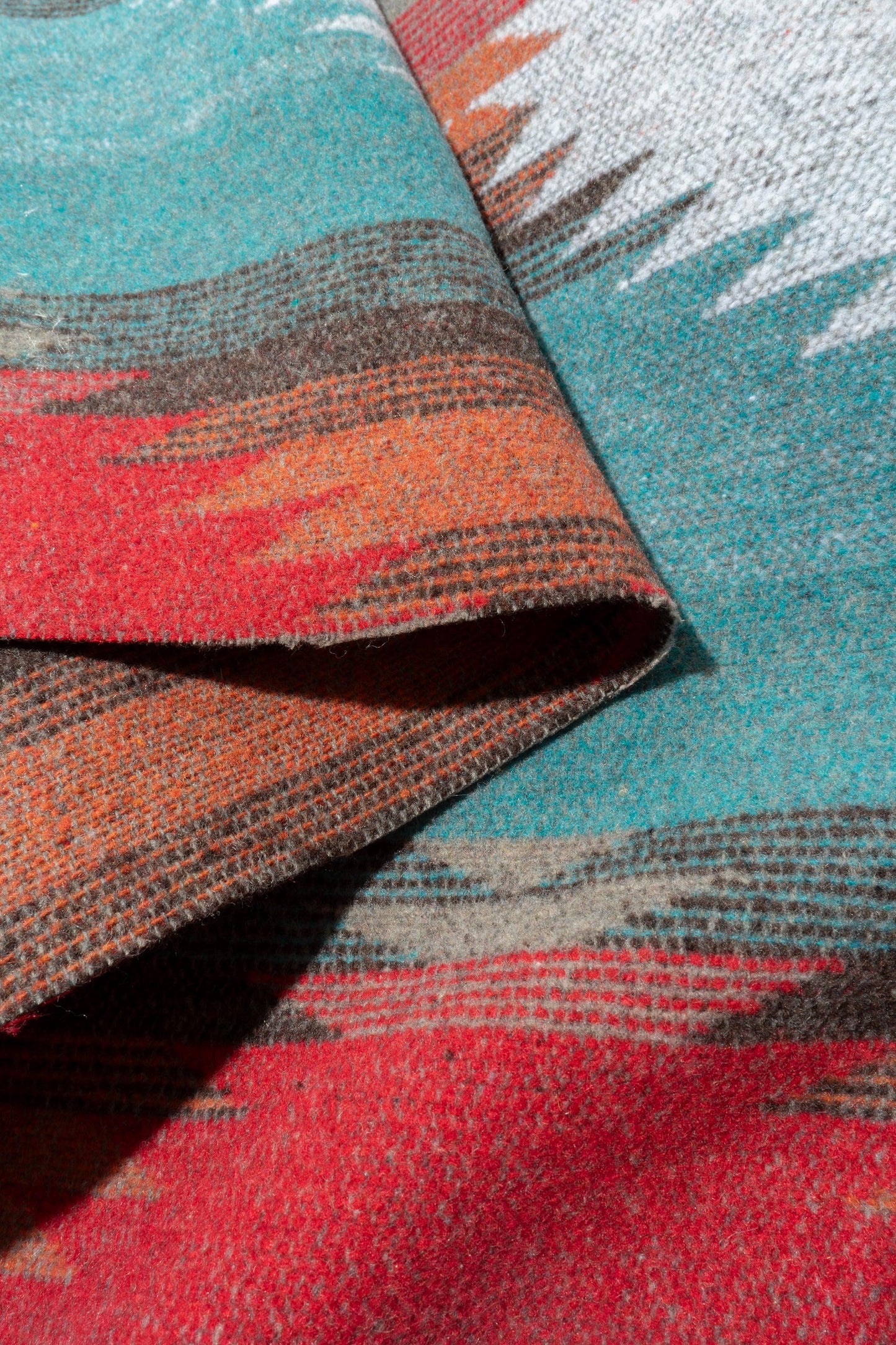 The Pullman Fabric in Turquoise || Folded