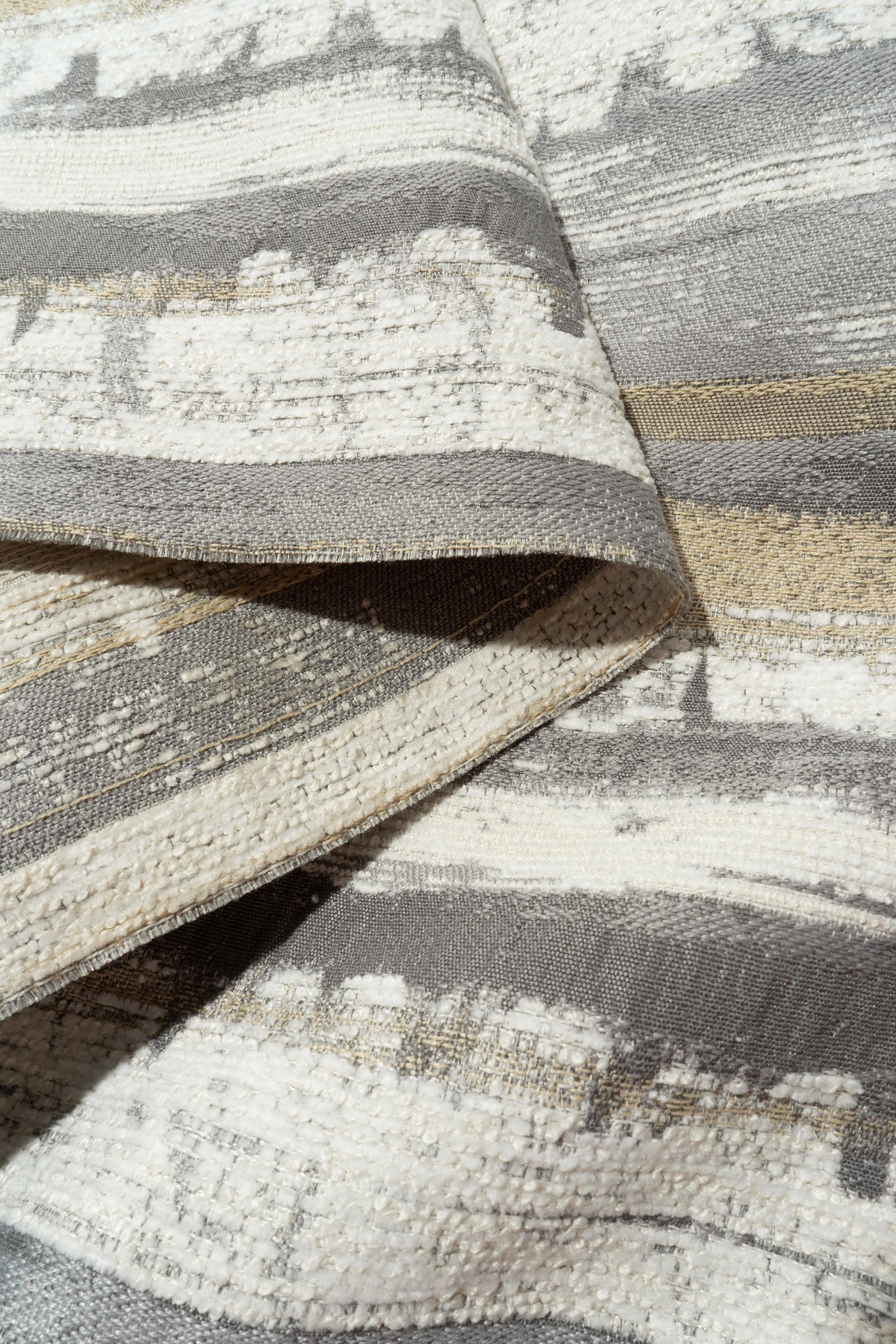 The Renzo Fabric in Sandstone || Folded