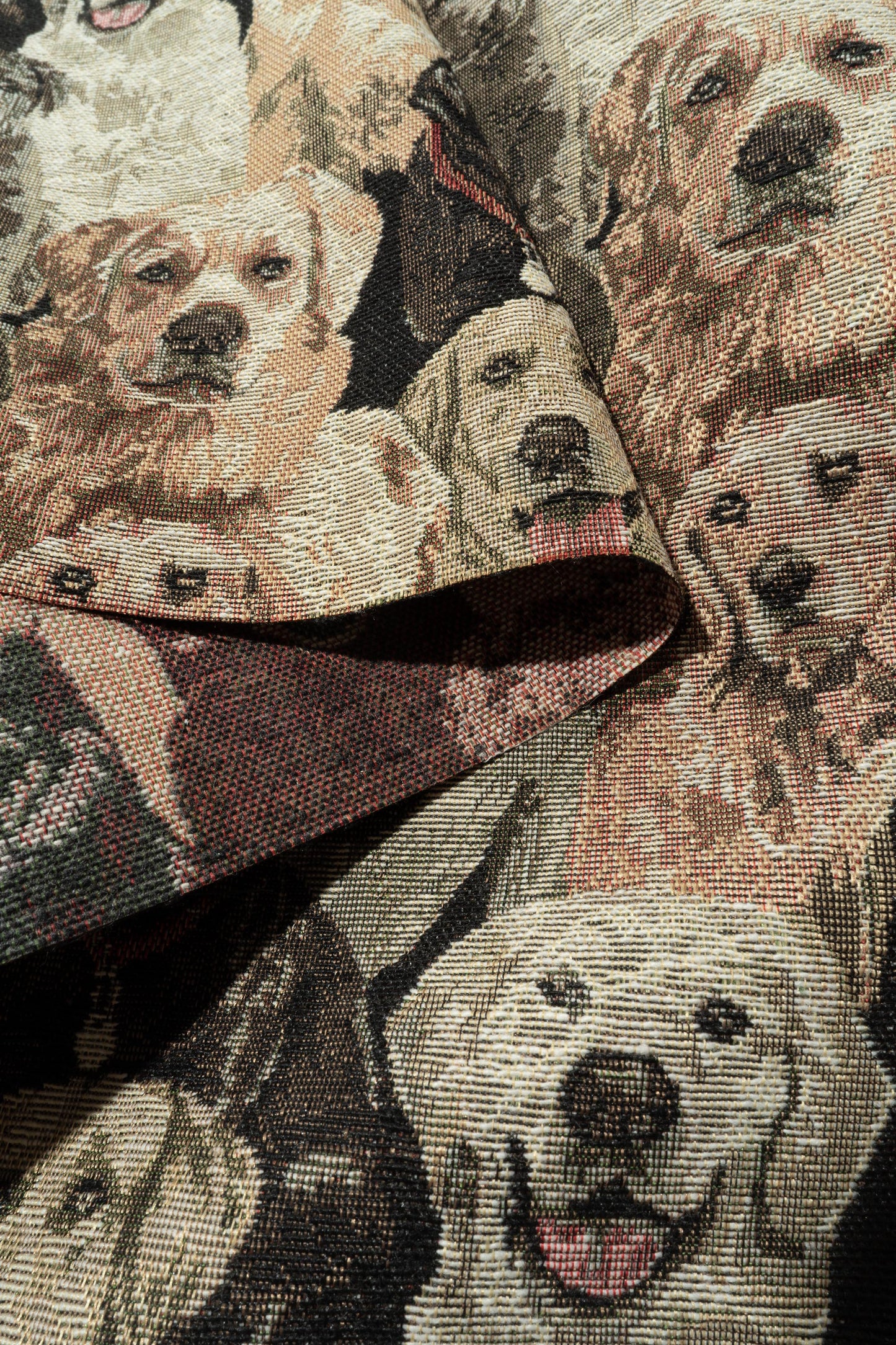 The Rescue Me Fabric in Topcoat || Folded