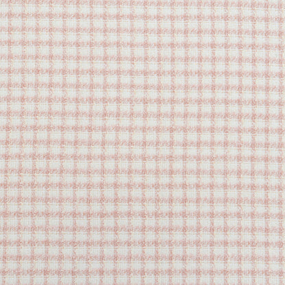The Salina Texture Check Fabric in Taffy || Close Up