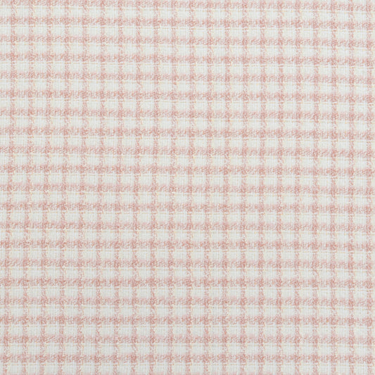 The Salina Texture Check Fabric in Taffy || Close Up