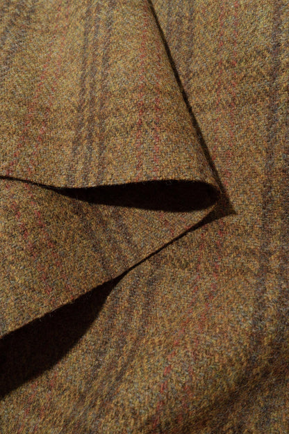 The Seminole Plaid Fabric in Maple Leaf || Folded