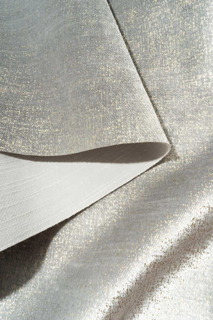 The Shock Velvet Fabric in Ash Gold || Folded