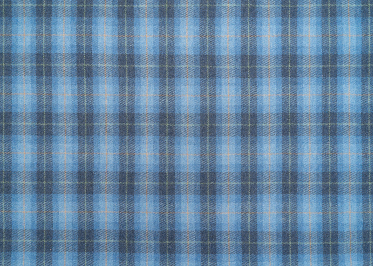 The Six Mile Plaid Fabric in Reservoir || Yardage