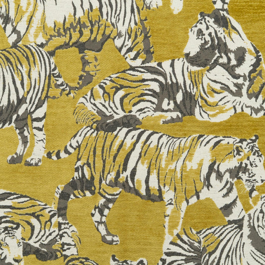 The Suma Fabric in Dijon Mustard || Close Up