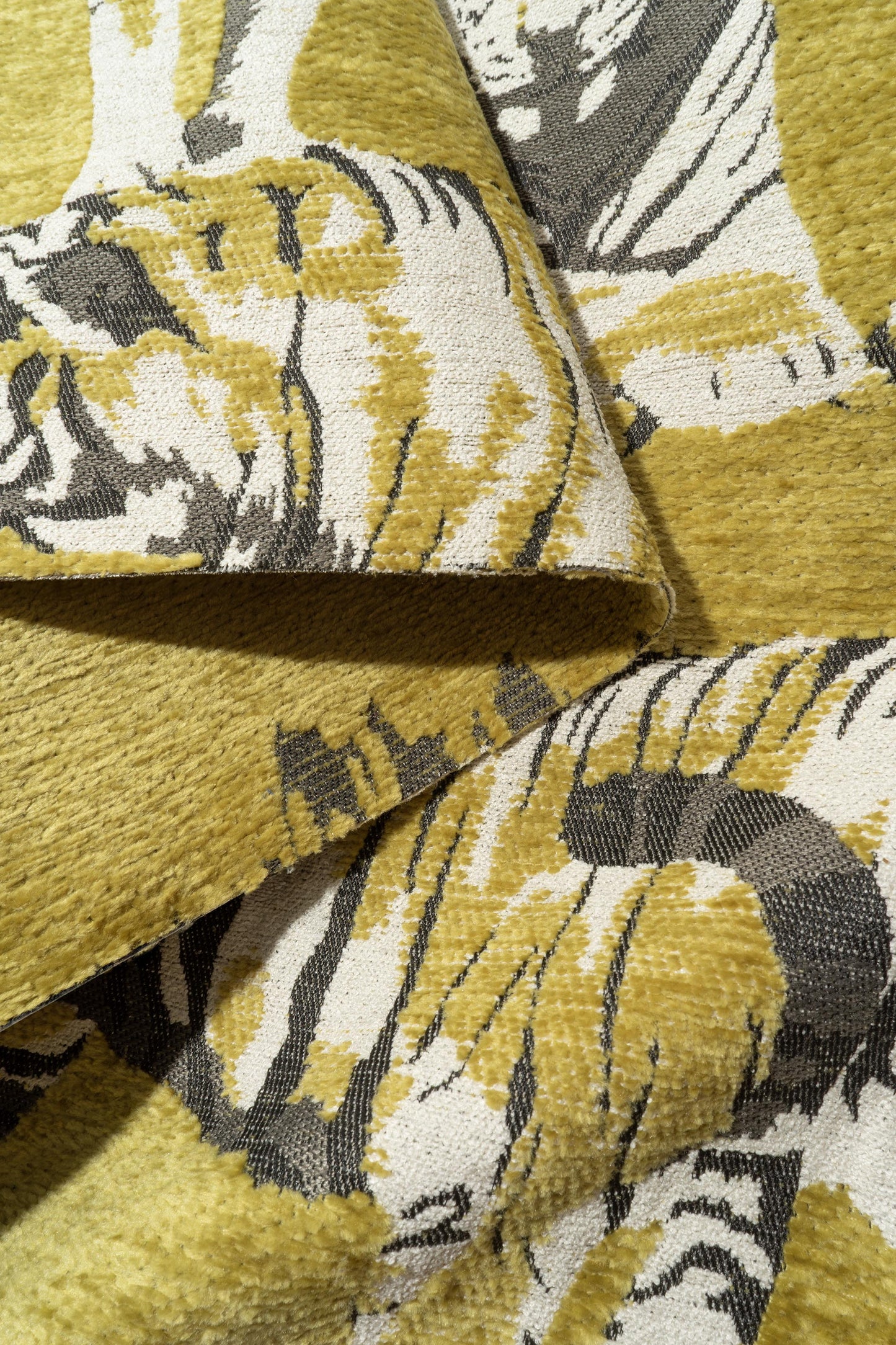 The Suma Fabric in Dijon Mustard || Folded