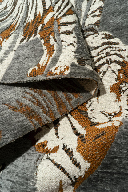 The Suma Fabric in Smoky Cedar || Folded