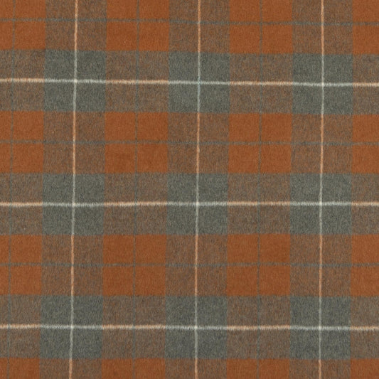 The Table Mesa Plaid Fabric in Clove || Close Up
