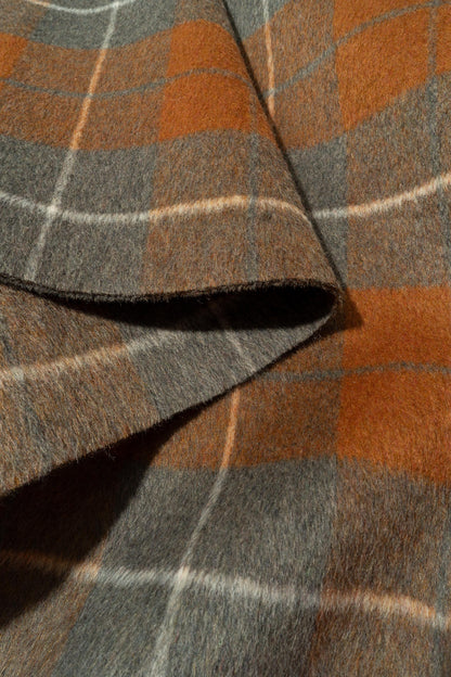 The Table Mesa Plaid Fabric in Clove || Folded