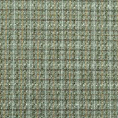 The Tamarack Plaid Fabric in Sprout || Close Up